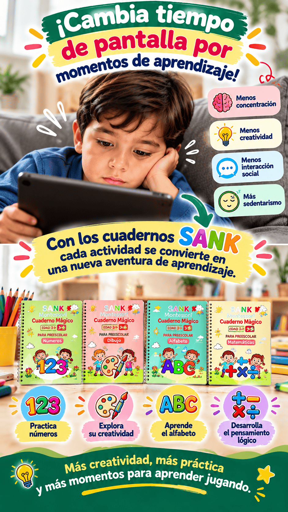 Kit x 8 Libros Montessori - Sección 3