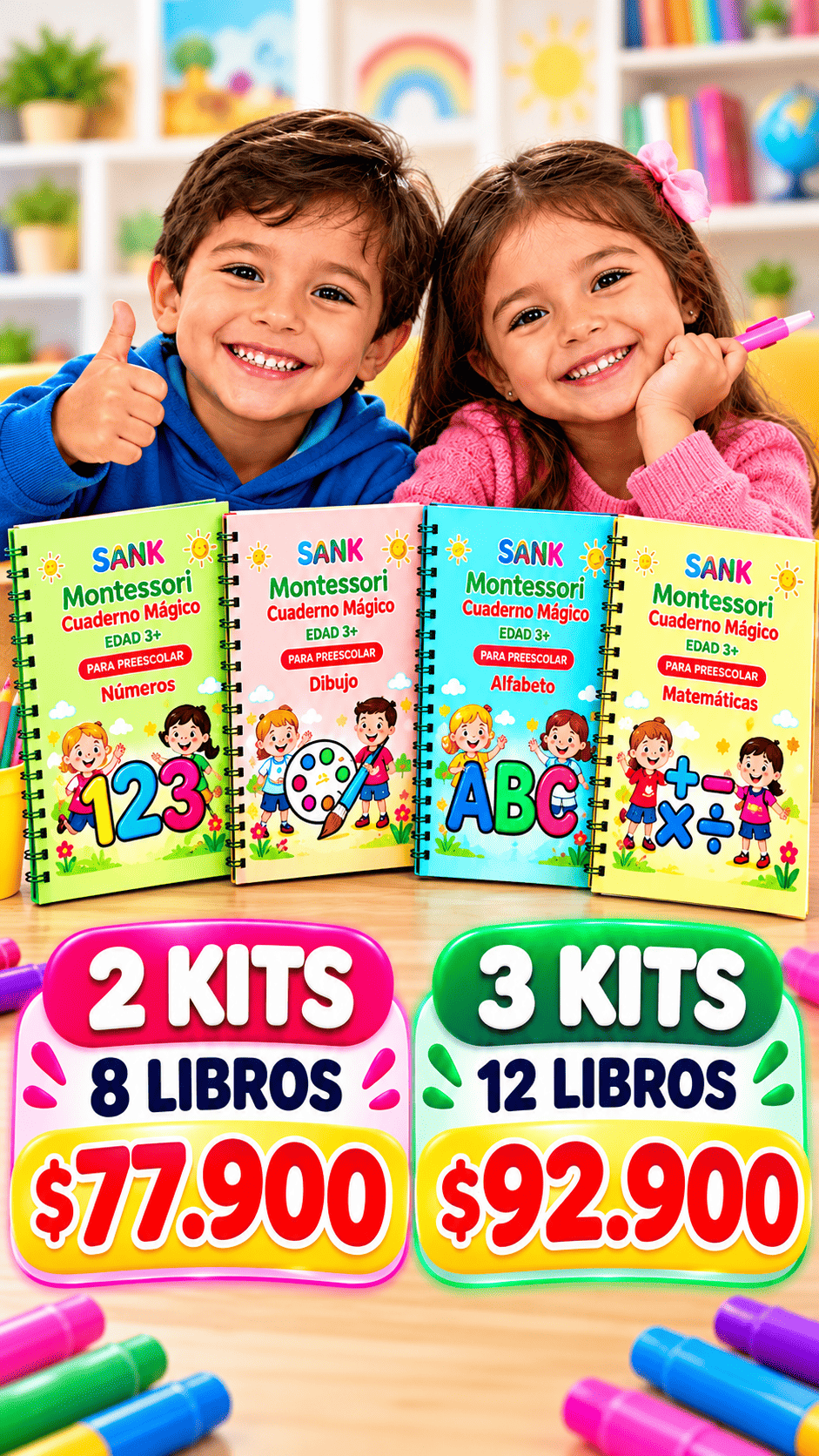 Kit x 8 Libros Montessori - Sección 10